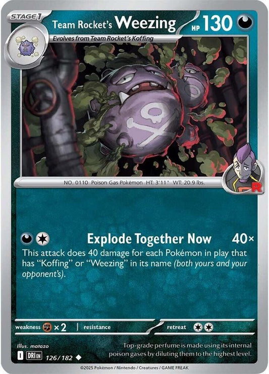 Team Rocket's Weezing - 126/182 [SV10: Destined Rivals]