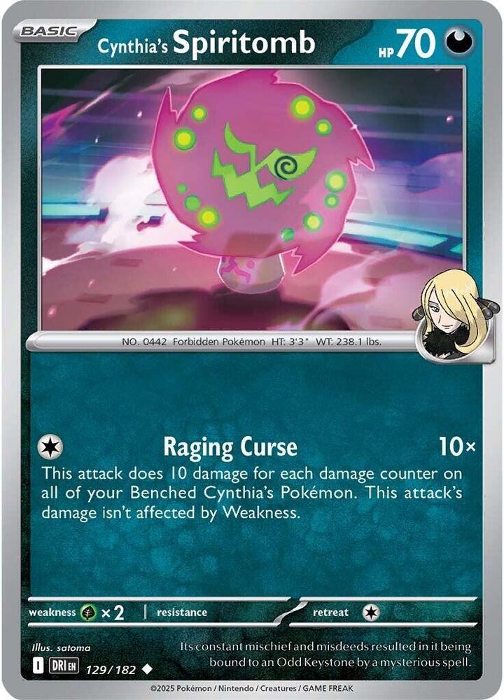 Cynthia's Spiritomb (129/182) [SV10: Destined Rivals]