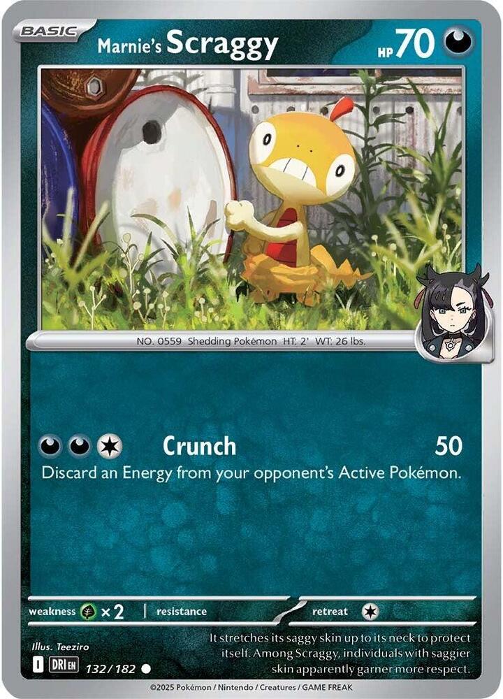 Marnie's Scraggy (132/182) [SV10: Destined Rivals]