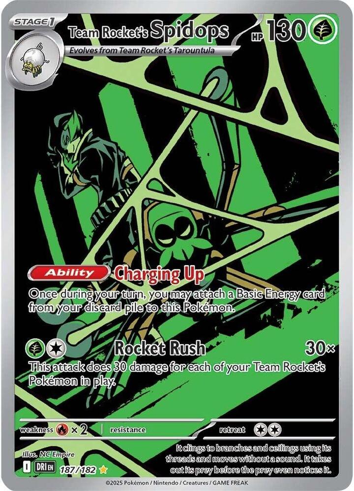 Team Rocket's Spidops - 187/182 [SV10: Destined Rivals]