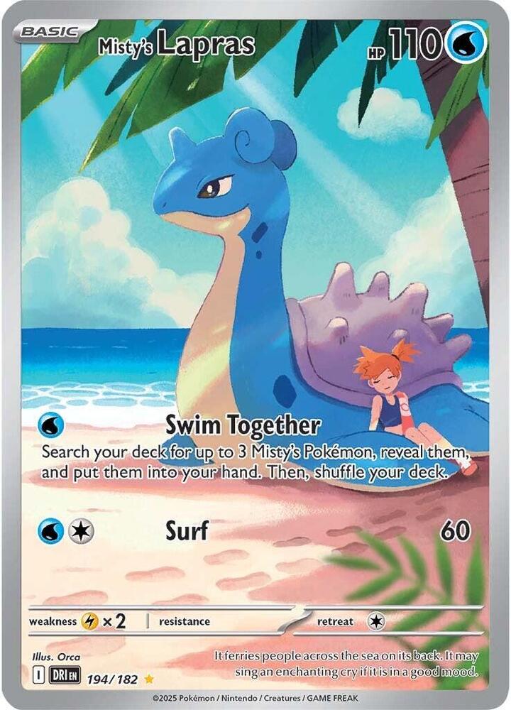 Misty's Lapras - 194/182 [SV10: Destined Rivals]