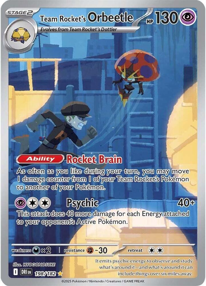Team Rocket's Orbeetle - 198/182 [SV10: Destined Rivals]