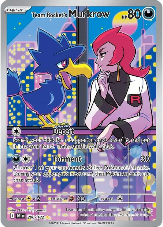 Team Rocket's Murkrow - 200/182 [SV10: Destined Rivals]