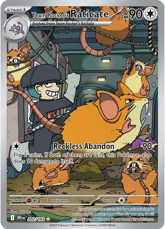 Team Rocket's Raticate - 202/182 [SV10: Destined Rivals]