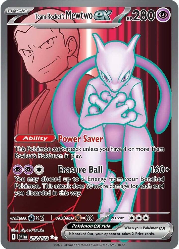 Team Rocket's Mewtwo ex - 213/182 [SV10: Destined Rivals]