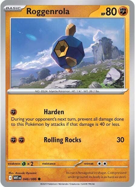 Roggenrola (046/086) [SV: White Flare]