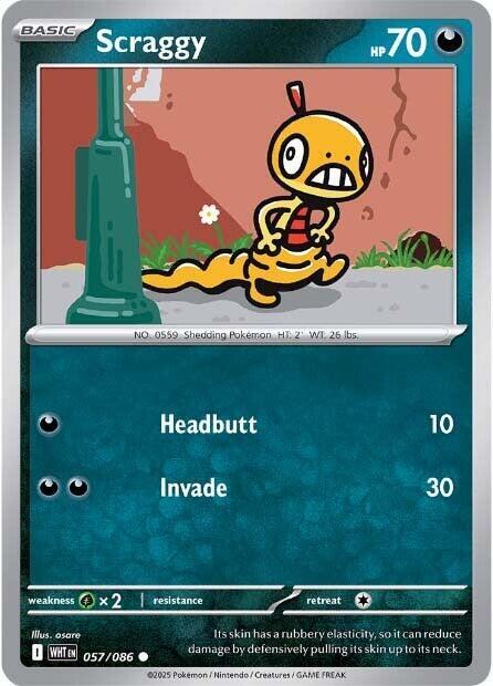 Scraggy (057/086) [SV: White Flare]
