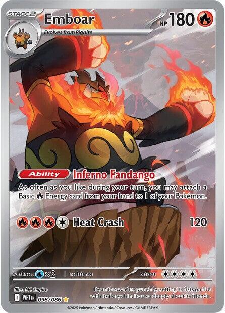 Emboar - 098/086 [SV: White Flare]