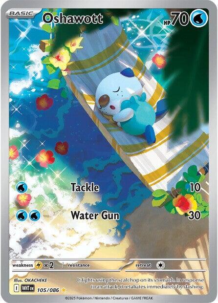 Oshawott - 105/086 [SV: White Flare]