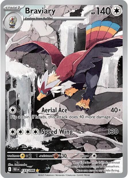 Braviary - 155/086 [SV: Black Bolt]