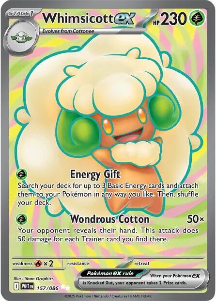 Whimsicott ex - 157/086 [SV: White Flare]