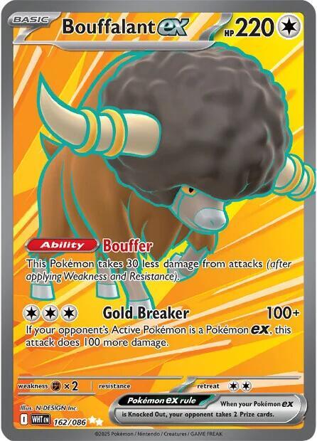 Bouffalant ex - 162/086 [SV: White Flare]