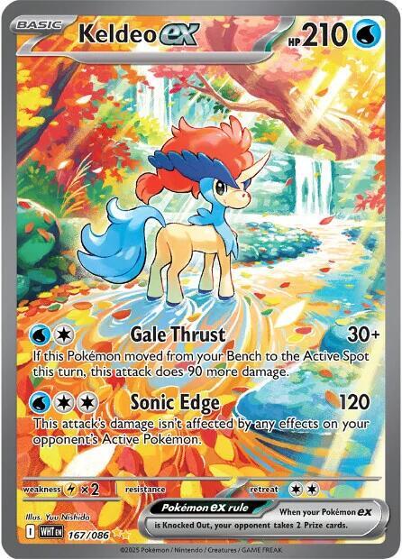 Keldeo ex - 167/086 [SV: White Flare]
