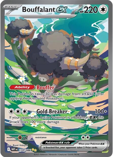 Bouffalant ex - 170/086 [SV: White Flare]