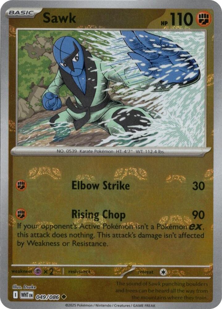 Sawk (Master Ball Pattern) (049/086) [SV: White Flare]
