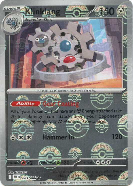 Klinklang (Poke Ball Pattern) (063/086) [SV: Black Bolt]