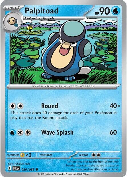 Palpitoad (020/086) [SV: Black Bolt]
