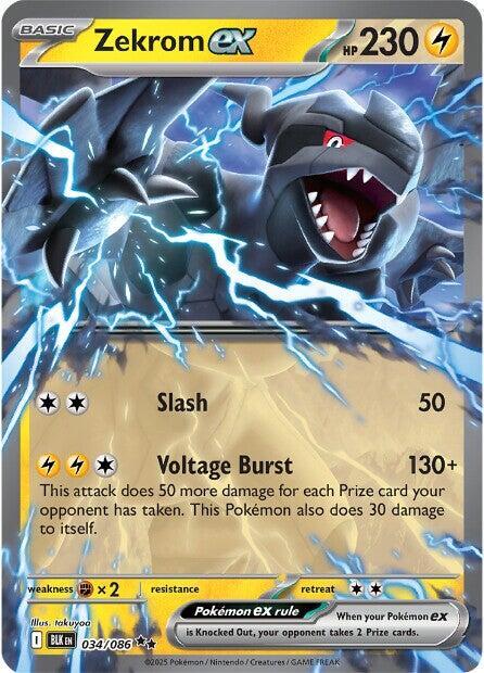 Zekrom ex (034/086) [SV: Black Bolt]
