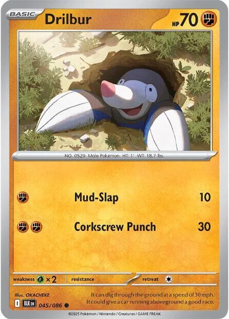 Drilbur (045/086) [SV: Black Bolt]