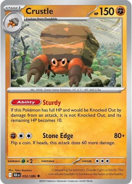 Crustle (052/086) [SV: Black Bolt]