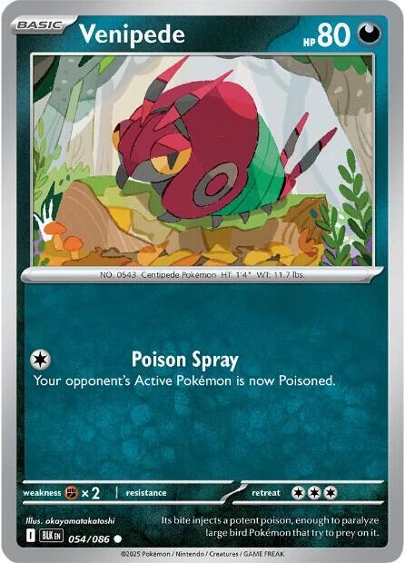 Venipede (054/086) [SV: Black Bolt]