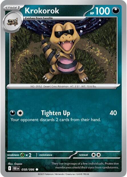 Krokorok (058/086) [SV: Black Bolt]