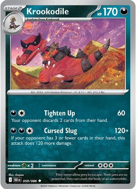 Krookodile (059/086) [SV: Black Bolt]