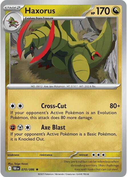 Haxorus (070/086) [SV: Black Bolt]