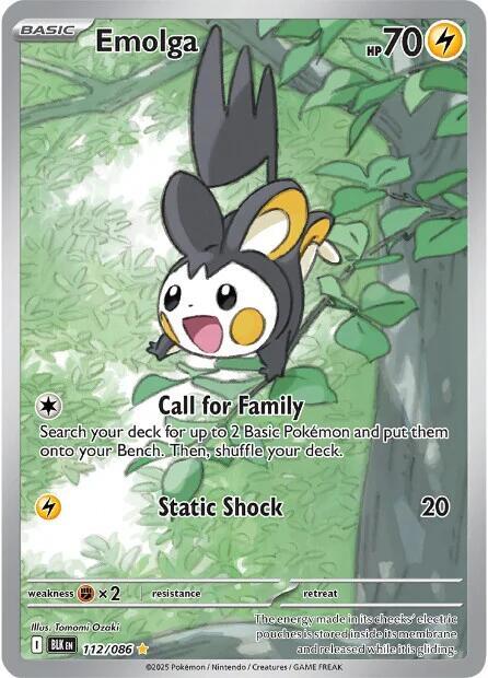 Emolga - 112/086 [SV: Black Bolt]