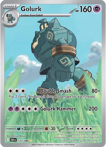 Golurk - 123/086 [SV: Black Bolt]