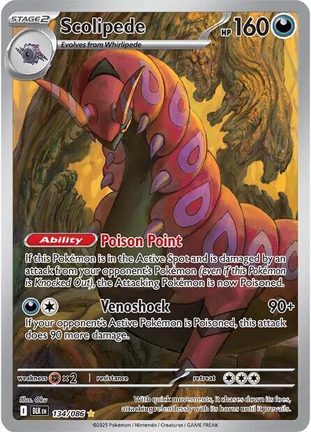 Scolipede - 134/086 [SV: Black Bolt]