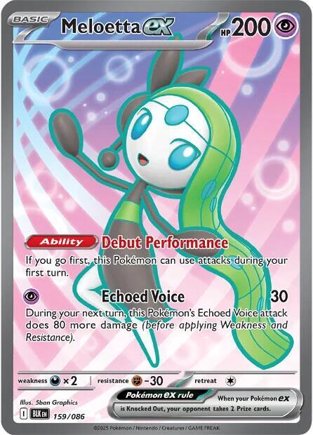Meloetta ex - 159/086 [SV: Black Bolt]