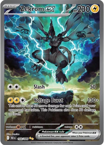 Zekrom ex - 166/086 [SV: Black Bolt]