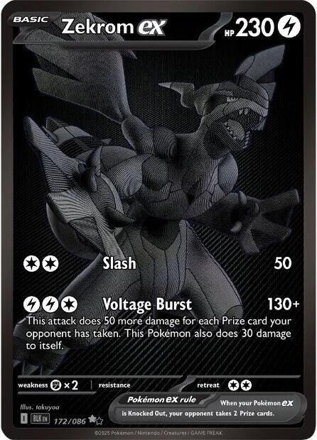 Zekrom ex - 172/086 [SV: Black Bolt]