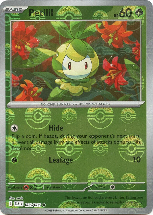 Petilil (Poke Ball Pattern) (006/086) [SV: Black Bolt]