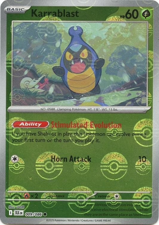 Karrablast (Poke Ball Pattern) (009/086) [SV: Black Bolt]