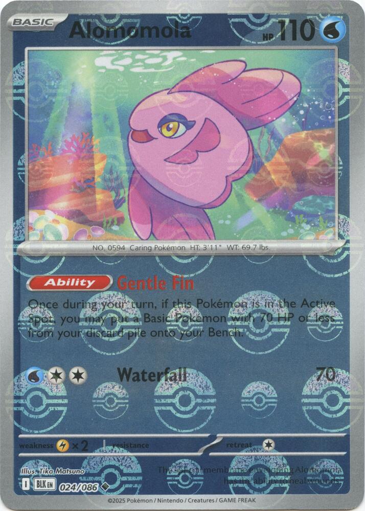 Alomomola (Poke Ball Pattern) (024/086) [SV: Black Bolt]