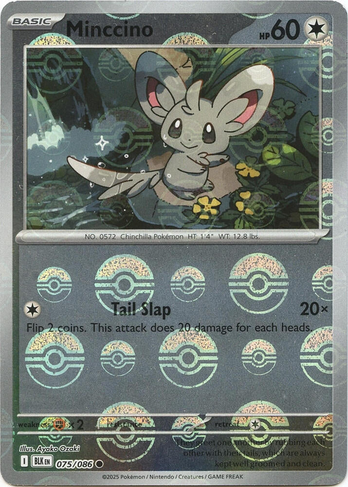 Minccino (Poke Ball Pattern) (075/086) [SV: Black Bolt]