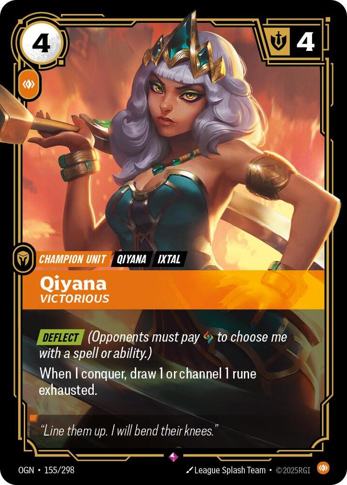 Qiyana - Victorious (155/298) [Origins]