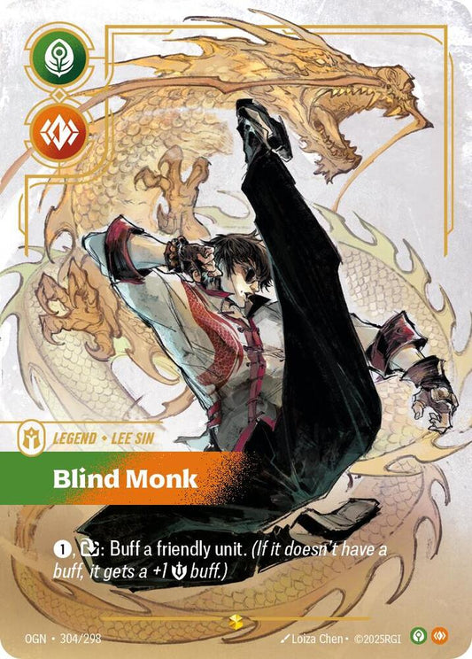 Lee Sin - Blind Monk (Overnumbered) (304/298) [Origins]