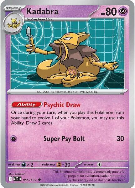 Kadabra (055/132) [ME01: Mega Evolution]