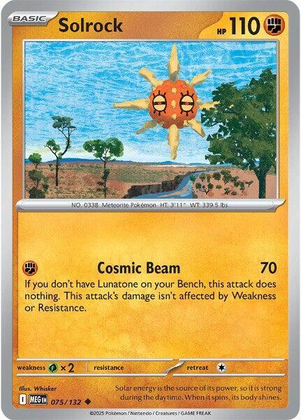 Solrock (075/132) [ME01: Mega Evolution]