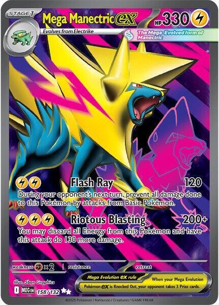 Mega Manectric ex - 158/132 [ME01: Mega Evolution]