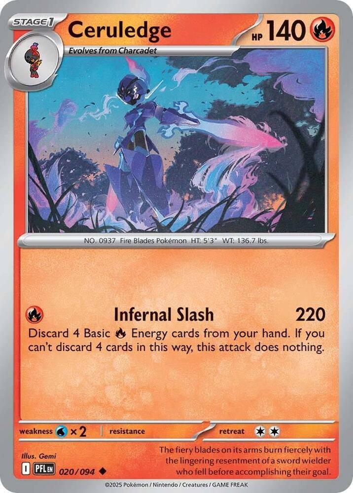 Ceruledge (020/094) [ME02: Phantasmal Flames]