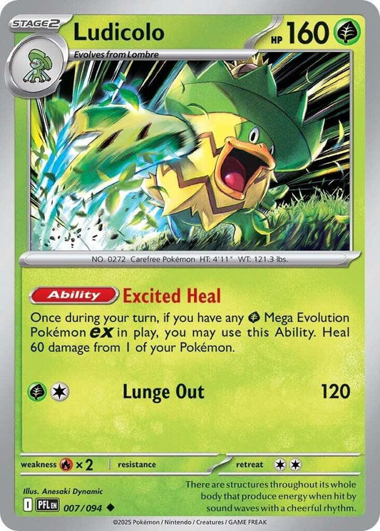 Ludicolo - 007/094 [ME02: Phantasmal Flames]