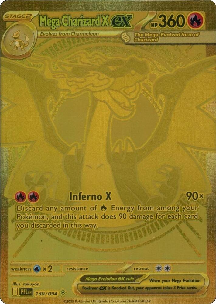 Mega Charizard X ex - 130/094 [ME02: Phantasmal Flames]