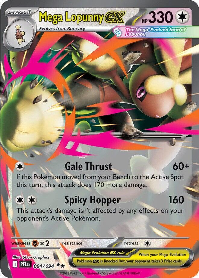 Mega Lopunny ex - 084/094 [ME02: Phantasmal Flames]