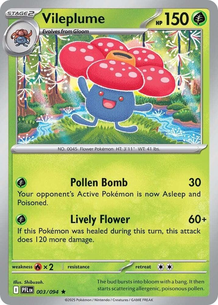 Vileplume (003/094) [ME02: Phantasmal Flames]