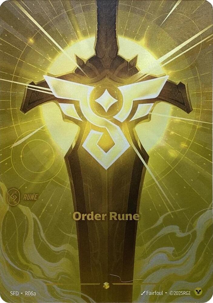 Order Rune (R06a) [Spiritforged]