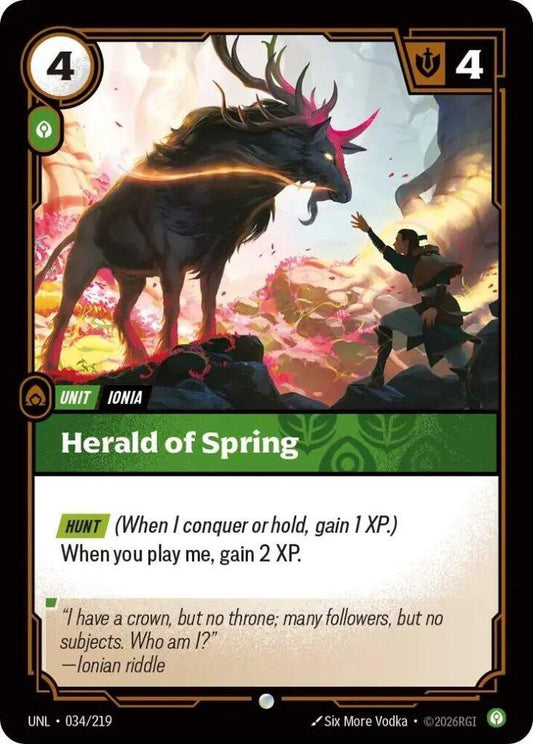 Herald of Spring (034/219) [Unleashed]